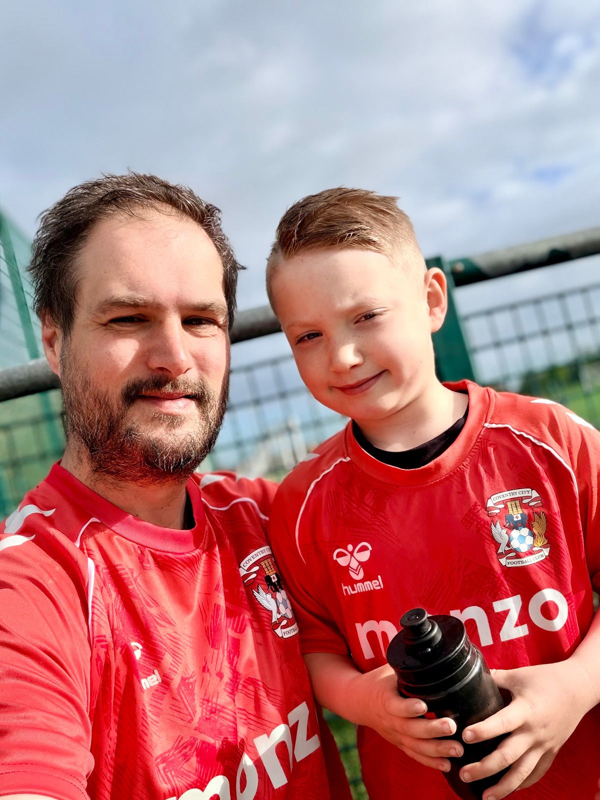 Me and Monty in CCFC Kit